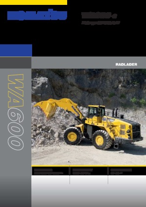 Колісні навантажувачі Komatsu WA600-8E0