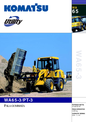 Колісні навантажувачі Komatsu WA65-3