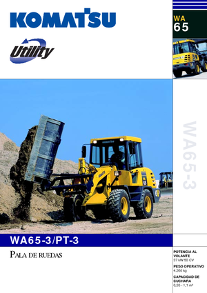 Колісні навантажувачі Komatsu WA65-3