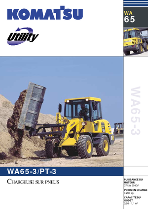 Колісні навантажувачі Komatsu WA65-3