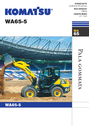 Колісні навантажувачі Komatsu WA65-5
