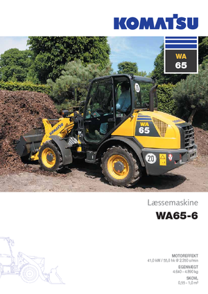 Колісні навантажувачі Komatsu WA65-6
