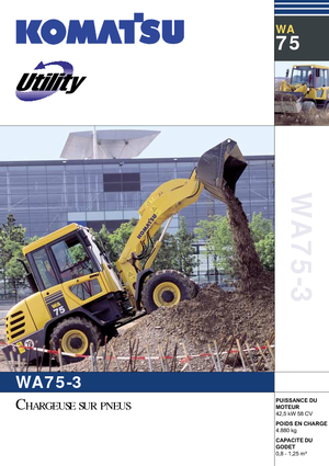Колісні навантажувачі Komatsu WA75-3 Fleet