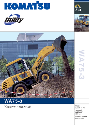 Колісні навантажувачі Komatsu WA75-3 Fleet