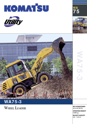 Колісні навантажувачі Komatsu WA75-3 Fleet