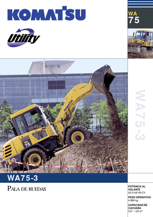 Колісні навантажувачі Komatsu WA75-3 Fleet