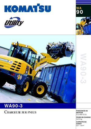 Колісні навантажувачі Komatsu WA90-3