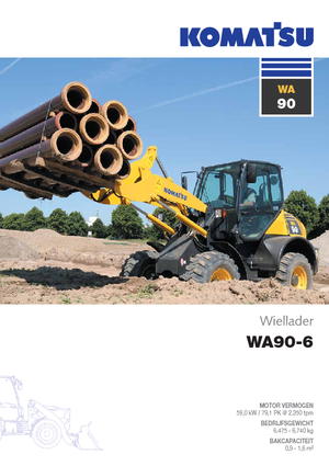 Колісні навантажувачі Komatsu WA90-6