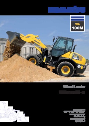 Колісні навантажувачі Komatsu WA100M-6