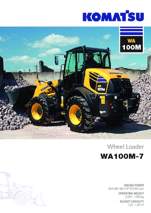 Колісні навантажувачі Komatsu WA100M-7