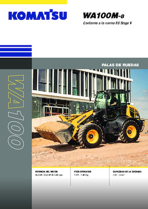 Колісні навантажувачі Komatsu WA100M-8E0