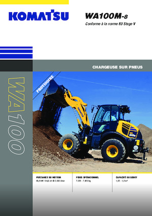 Колісні навантажувачі Komatsu WA100M-8E0