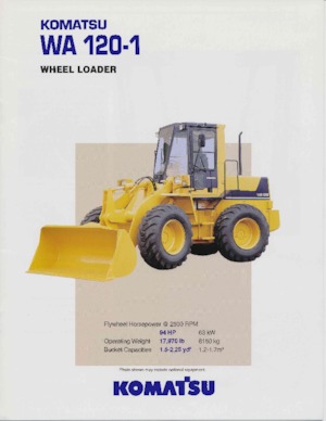 Колісні навантажувачі Komatsu WA120-1