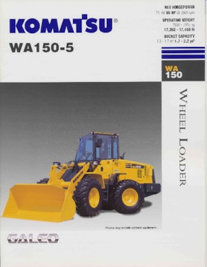 Колісні навантажувачі Komatsu WA150-5