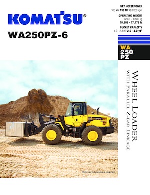 Колісні навантажувачі Komatsu WA250PZ-6