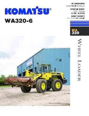 Колісні навантажувачі Komatsu WA320-6
