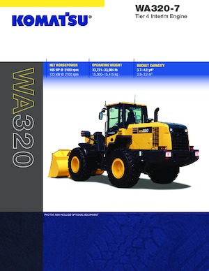 Колісні навантажувачі Komatsu WA320-7