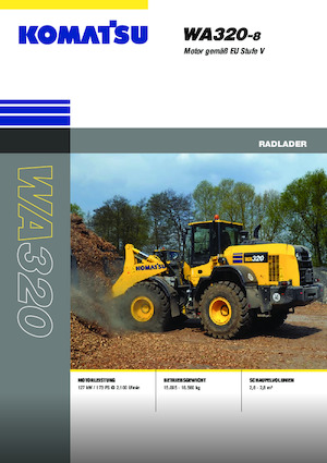 Колісні навантажувачі Komatsu WA320-8E0