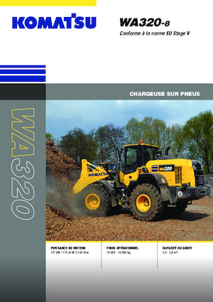 Колісні навантажувачі Komatsu WA320-8E0