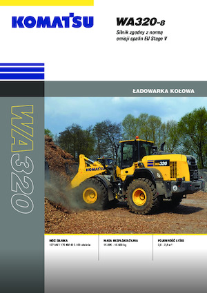 Колісні навантажувачі Komatsu WA320-8E0