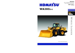 Колісні навантажувачі Komatsu WA380Z-6