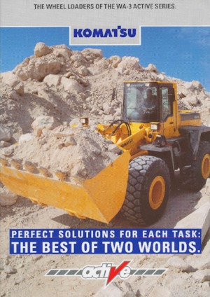 Колісні навантажувачі Komatsu WA420