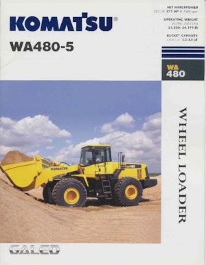Колісні навантажувачі Komatsu WA470-7