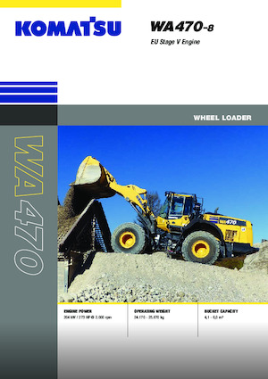 Колісні навантажувачі Komatsu WA470-8E0