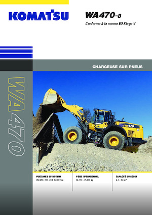 Колісні навантажувачі Komatsu WA470-8E0
