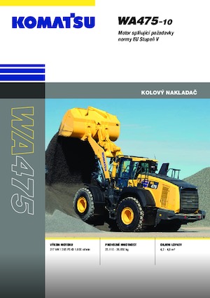 Колісні навантажувачі Komatsu WA475-10E0