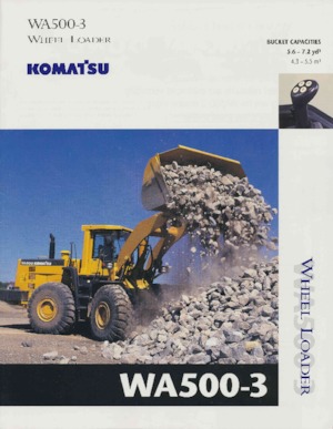 Колісні навантажувачі Komatsu WA500-3