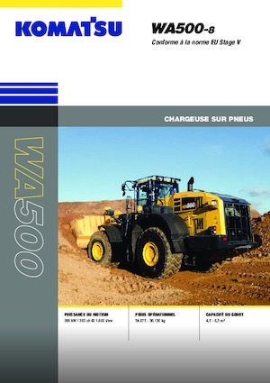Колісні навантажувачі Komatsu WA500-8