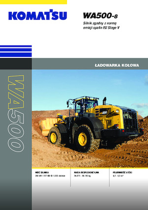 Колісні навантажувачі Komatsu WA500-8E0