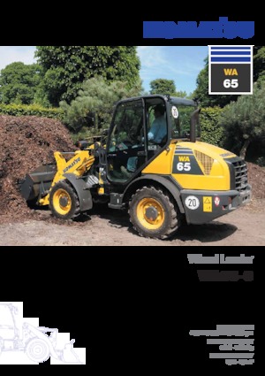 Колісні навантажувачі Komatsu WA65-6
