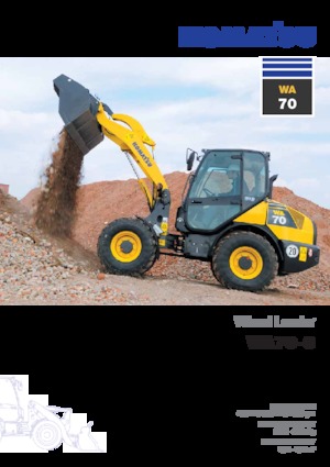 Колісні навантажувачі Komatsu WA70-5