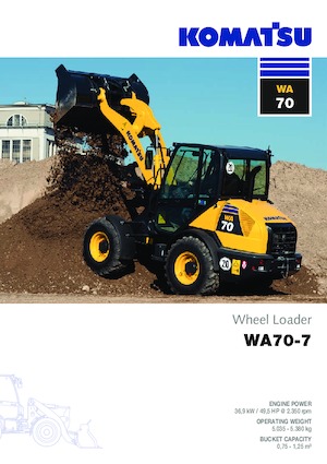 Колісні навантажувачі Komatsu WA70-7 