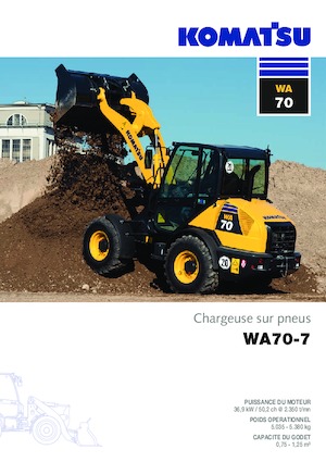 Колісні навантажувачі Komatsu WA70-7