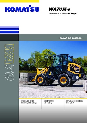 Колісні навантажувачі Komatsu WA70M-8E0