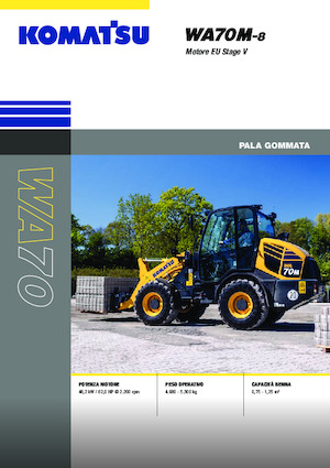 Колісні навантажувачі Komatsu WA70M-8E0