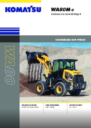 Колісні навантажувачі Komatsu WA80M-8E0