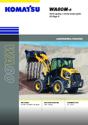Колісні навантажувачі Komatsu WA80M-8E0