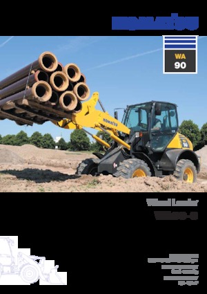Колісні навантажувачі Komatsu WA90-6