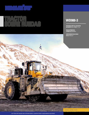 Колісний бульдозер Komatsu WD900-3A
