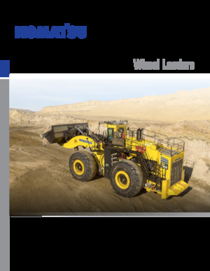 Колісні навантажувачі Komatsu WE1850