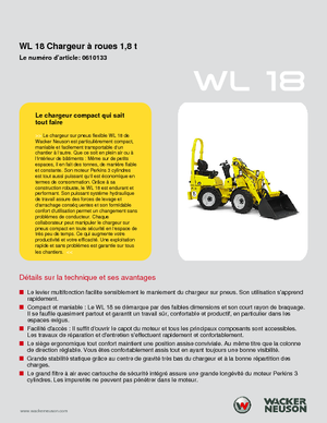 Колісні навантажувачі Wacker Neuson WL 18