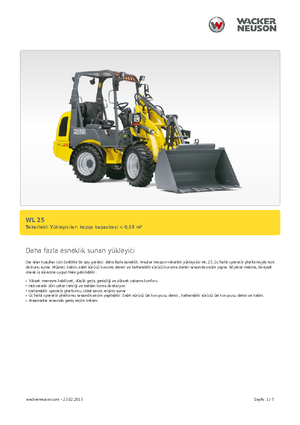 Колісні навантажувачі Wacker Neuson WL25