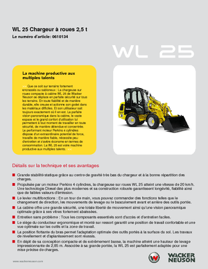 Колісні навантажувачі Wacker Neuson WL25