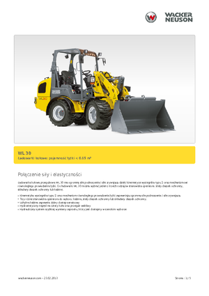 Колісні навантажувачі Wacker Neuson WL 30