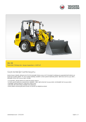 Колісні навантажувачі Wacker Neuson WL 30
