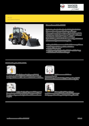 Колісні навантажувачі Wacker Neuson WL32